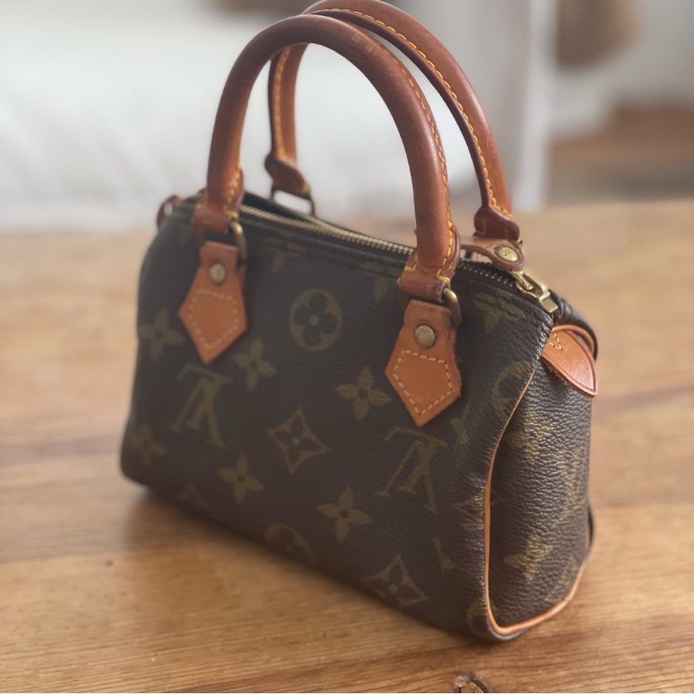 Vintage Louis Vuitton Mini Sac HL Brown Monogram Bag - Picture 6 of 14